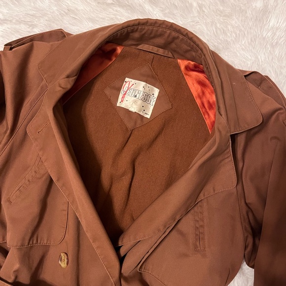 Vintage wool Trench Coat - Picture 10 of 16